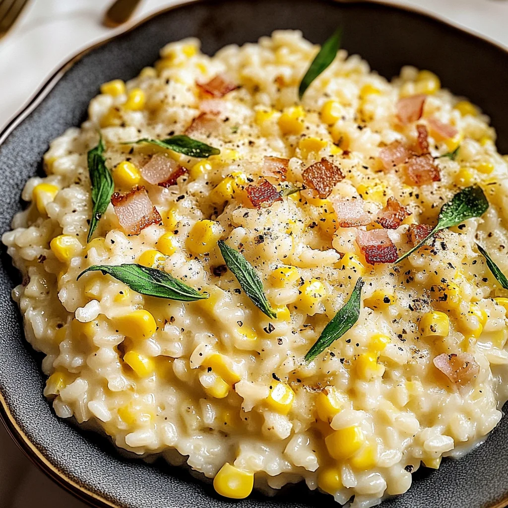 Sweet Corn Risotto