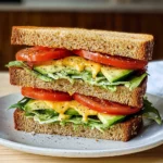 Tomato Avocado Sandwich