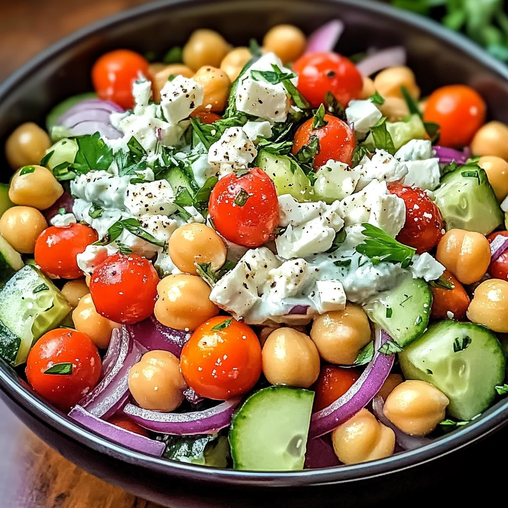 Tzatziki Chickpea Salad