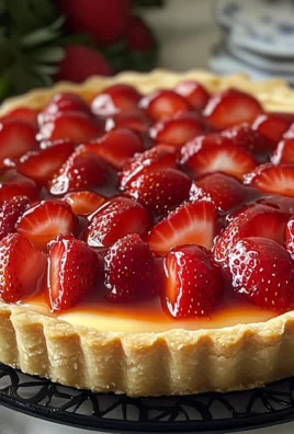 Vanilla Custard & Strawberry Tart