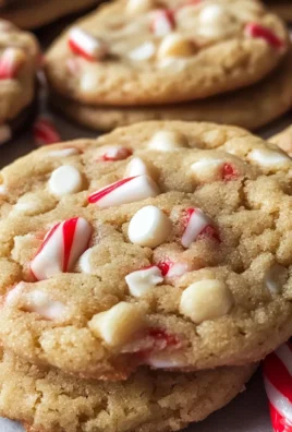 White Chocolate Candy Cane Cookies