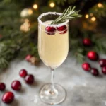 White Cranberry Christmas Mimosa