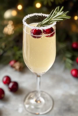 White Cranberry Christmas Mimosa