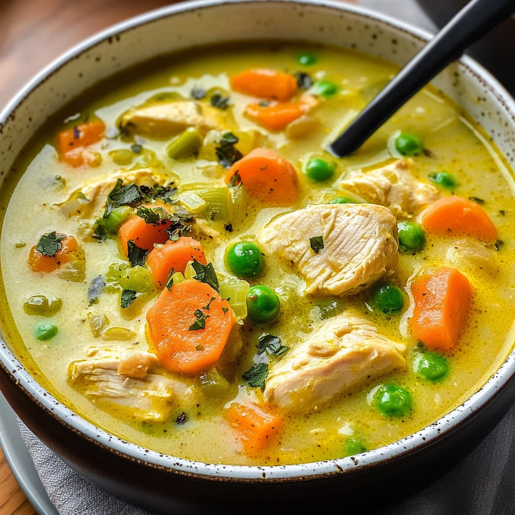 Anti Inflammatory Turmeric Chicken Soup