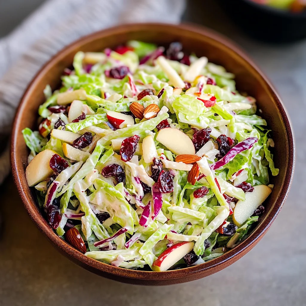 Apple Cranberry Coleslaw Recipe