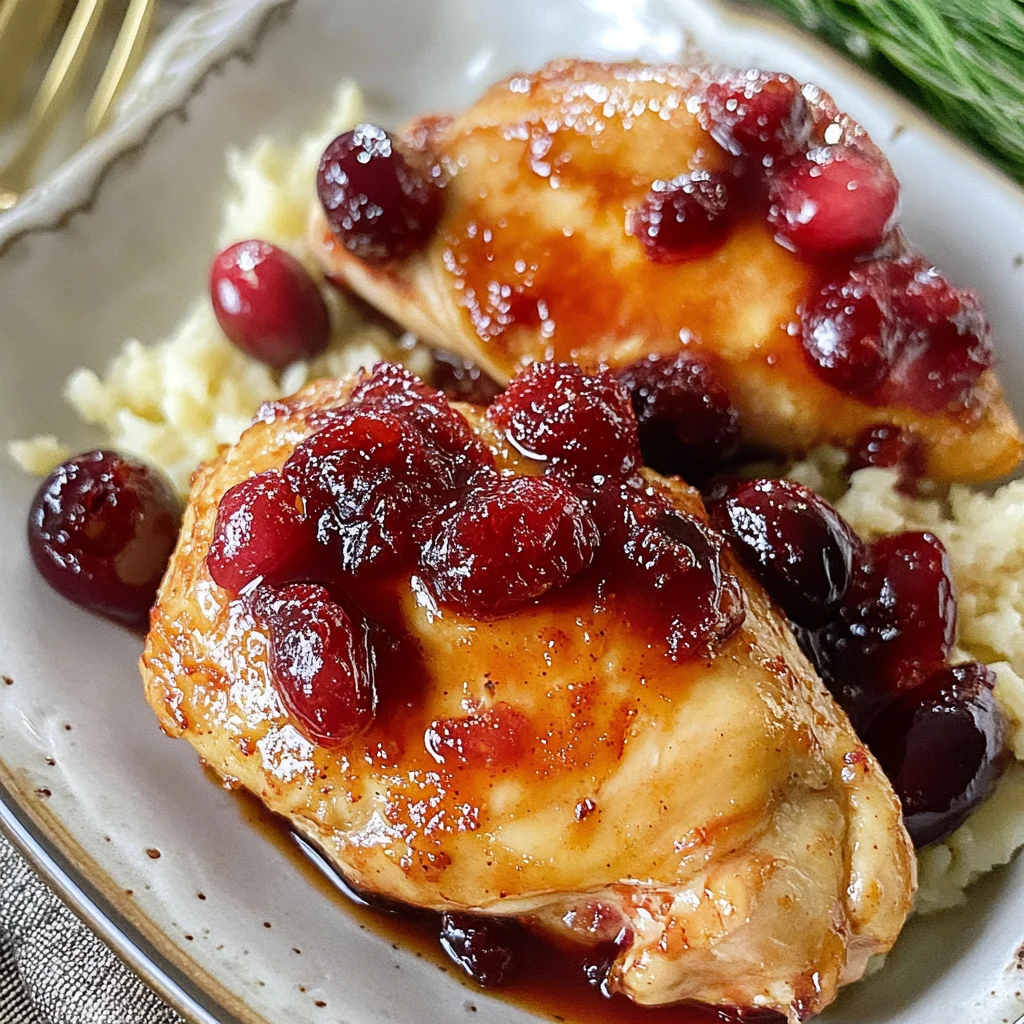 Baked Cranberry Chicken