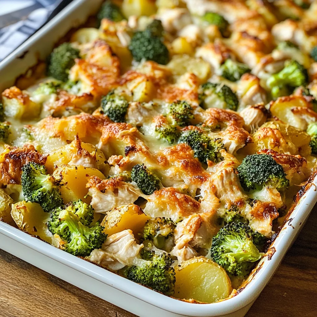 Baked Potato Chicken and Broccoli Casserole