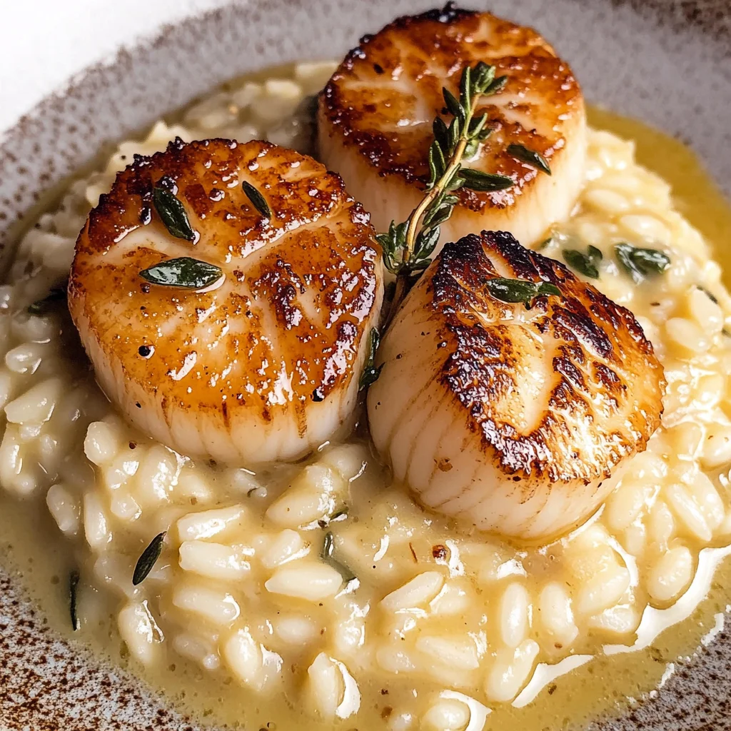 Brown Butter Scallops with Parmesan Risotto: A Luxurious Culinary Delight
