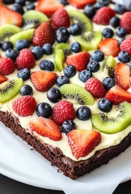 Brownie Fruit Pizza