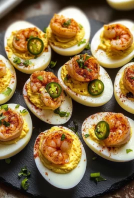Cajun Shrimp Deviled Eggs