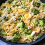 Cheesy Chicken Broccoli Orzo