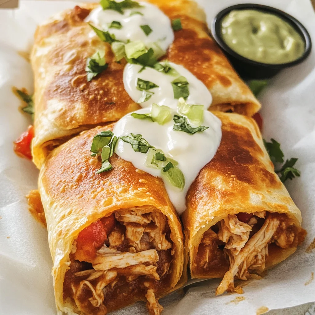 Chicken Chimichangas