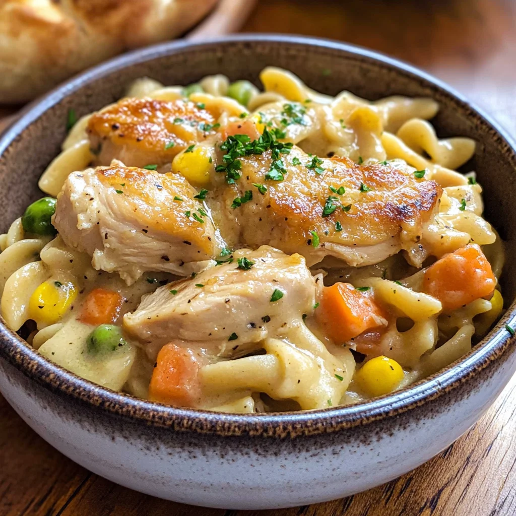 Chicken Pot Pie Pasta Recipe