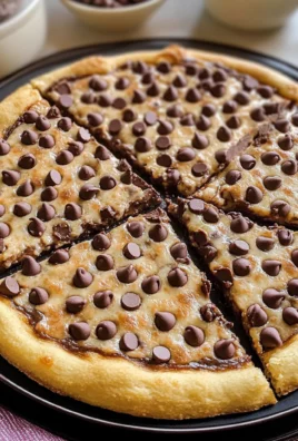 Chocolate Chip Dessert Pizza