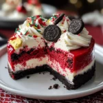 Christmas Red Velvet Cheesecake