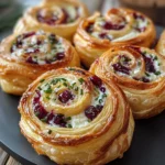 Cranberry Cream Cheese Pinwheels: A Festive Delight!
