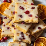 Cranberry Orange Shortbread Cookies Recipe