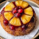 Cranberry Pineapple Upside Down Cake