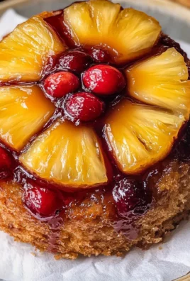 Cranberry Pineapple Upside Down Cake