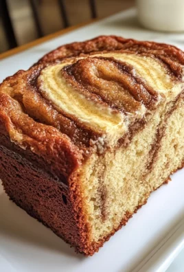 Cream Cheese Cinnamon Swirl Banana Bread