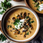 Creamy Hungarian Mushroom Soup