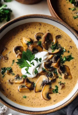 Creamy Hungarian Mushroom Soup