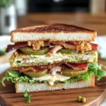 Crunchy Fried Green Tomato BLT Sandwich - Alrightwithme