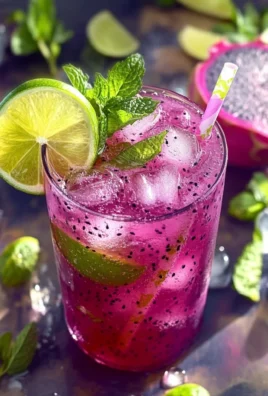 Dragon Fruit Juice Mojito Recipe
