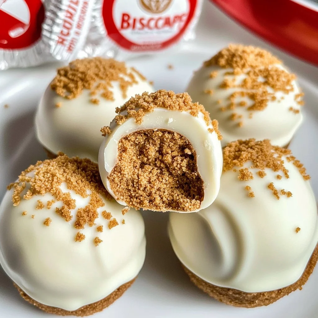 Easy Biscoff Truffles