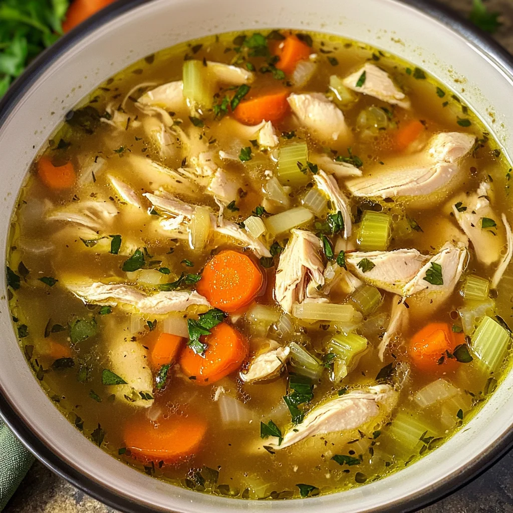 Grandma's Homemade Chicken Soup
