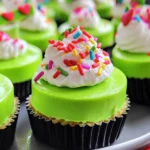 Grinch Mini Cheesecakes