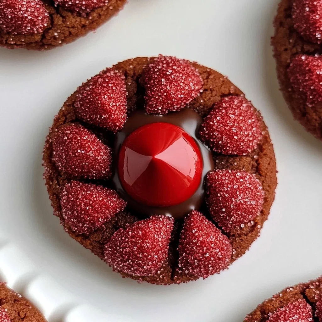 Hershey's red velvet blossoms