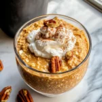 High Protein Pumpkin Overnight Oats