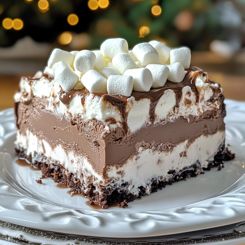 Hot Chocolate Lasagna