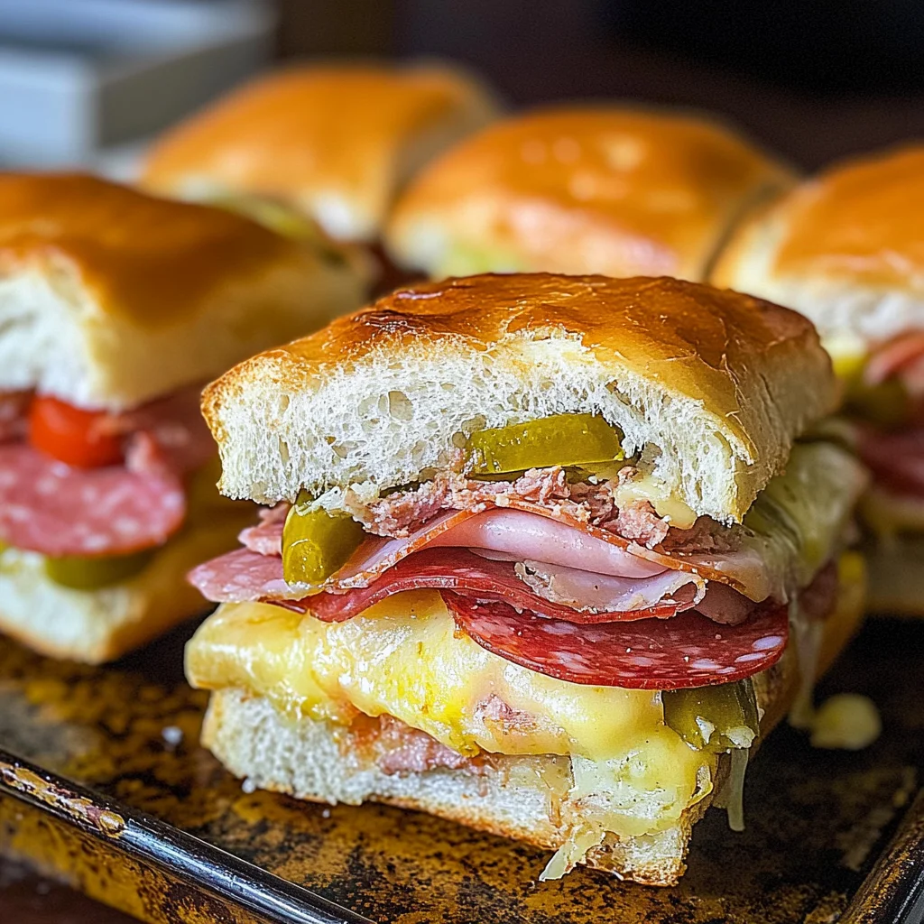 Hot Italian Sub Sliders