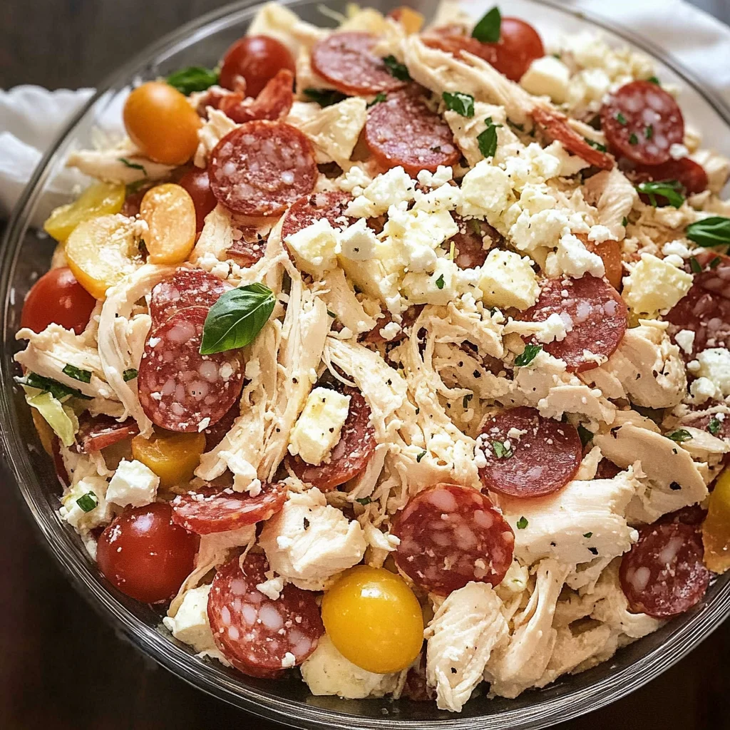 Italian Grinder Chicken Salad