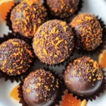 Juicy Orange Chocolate Christmas Truffles