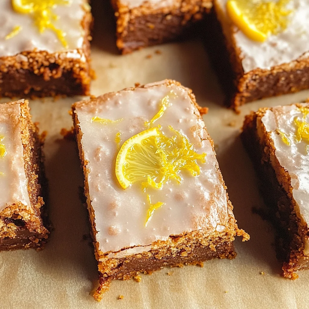 Lemon Brownie Recipe