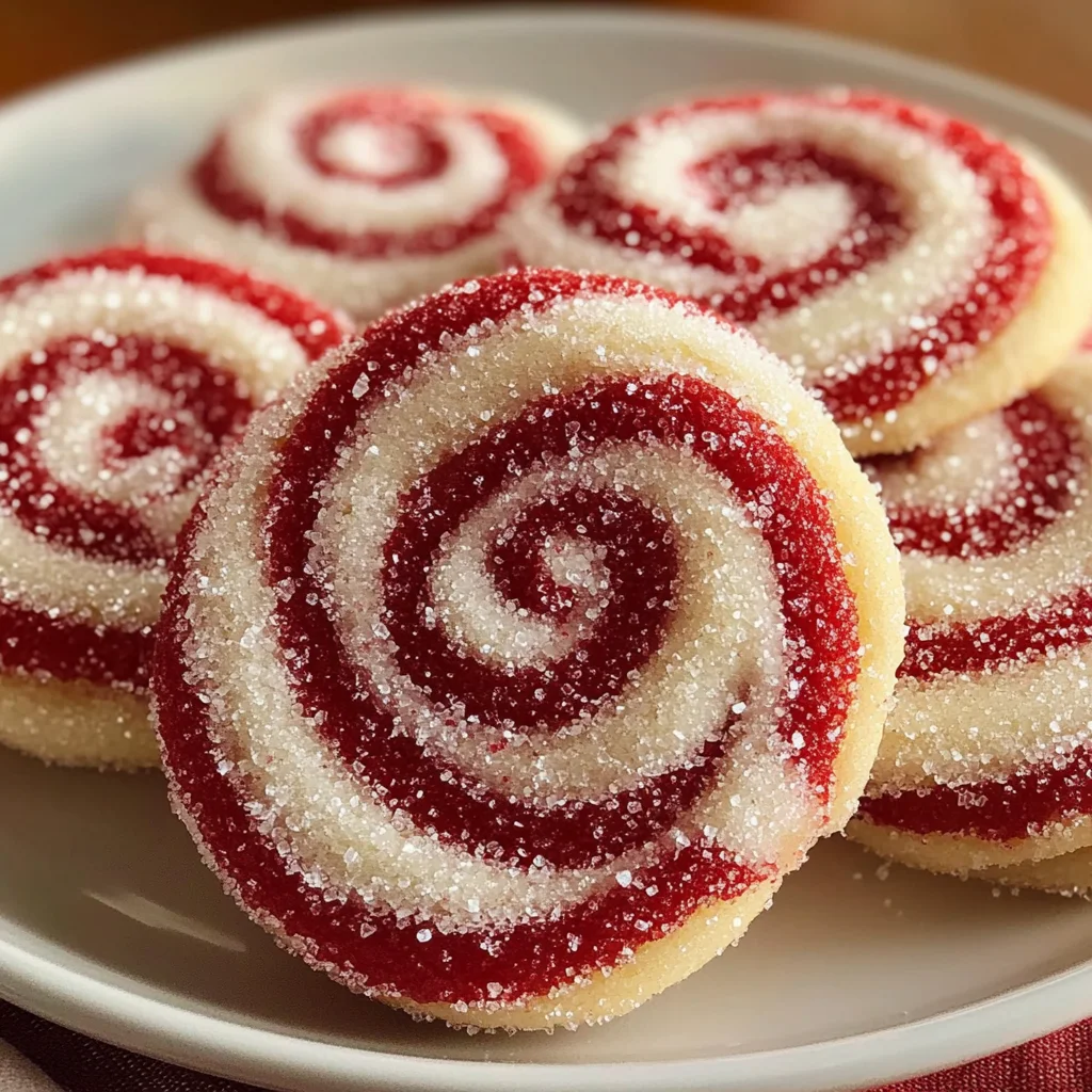 Peppermint Swirl Cookies