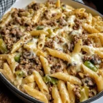 Philly Cheesesteak Pasta