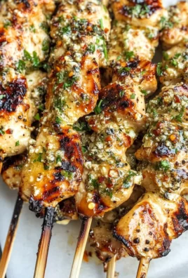 Ranch Garlic Parmesan Chicken Skewers