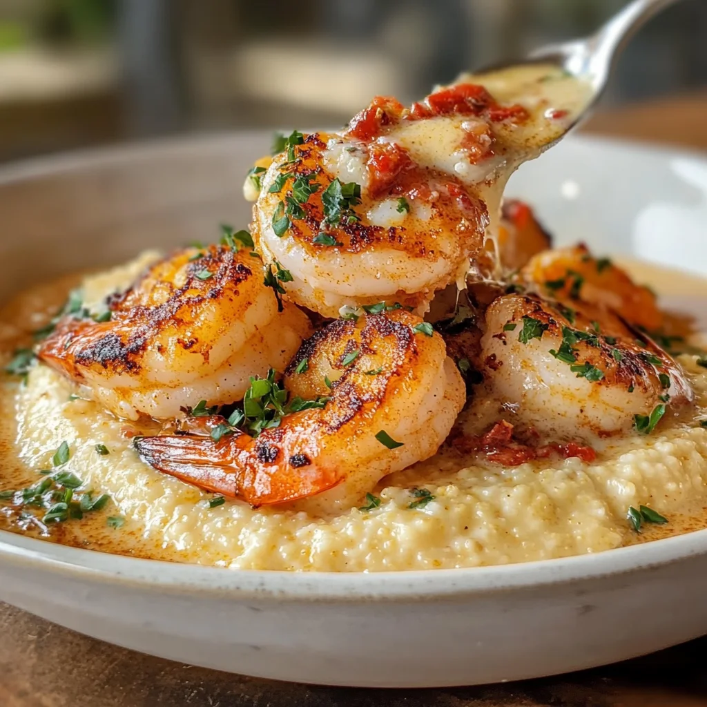 Red Snapper Shrimp Grits Cajun