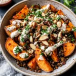 Roasted Sweet Potato Salad with Lentils