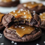 Salted Caramel Chocolate Cookies