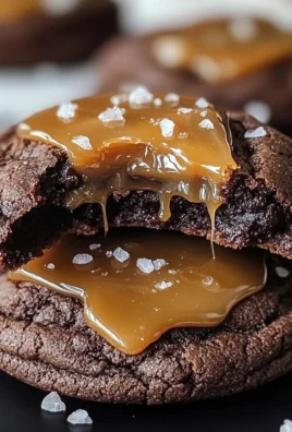 Salted Caramel Chocolate Cookies