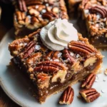 Salted Maple Pecan Pie Bars