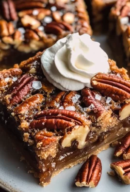 Salted Maple Pecan Pie Bars