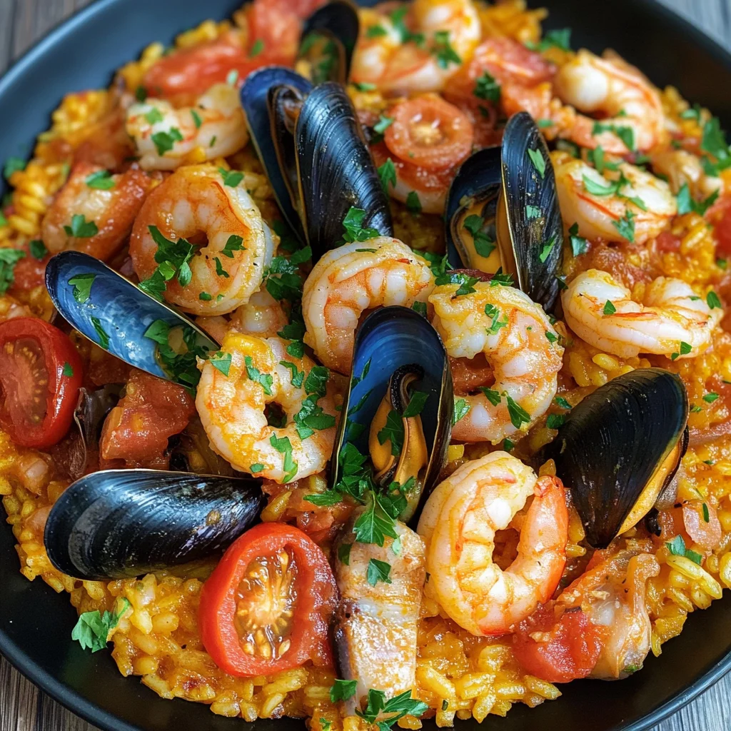 Seafood Paella