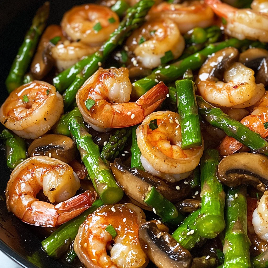 Shrimp and Asparagus Stir-Fry with Mushrooms: An Amazing Ultimate Recipe