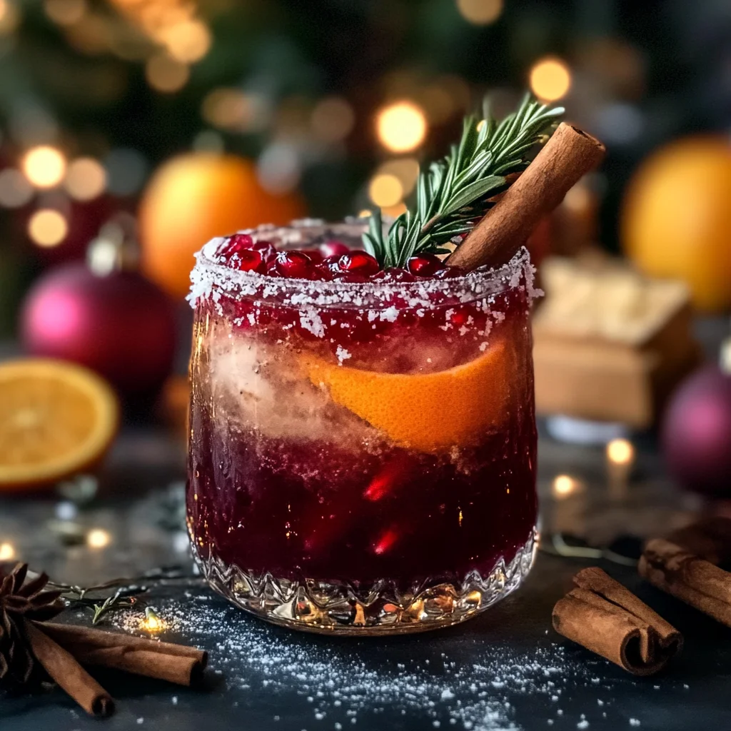 Spiced Christmas Margarita